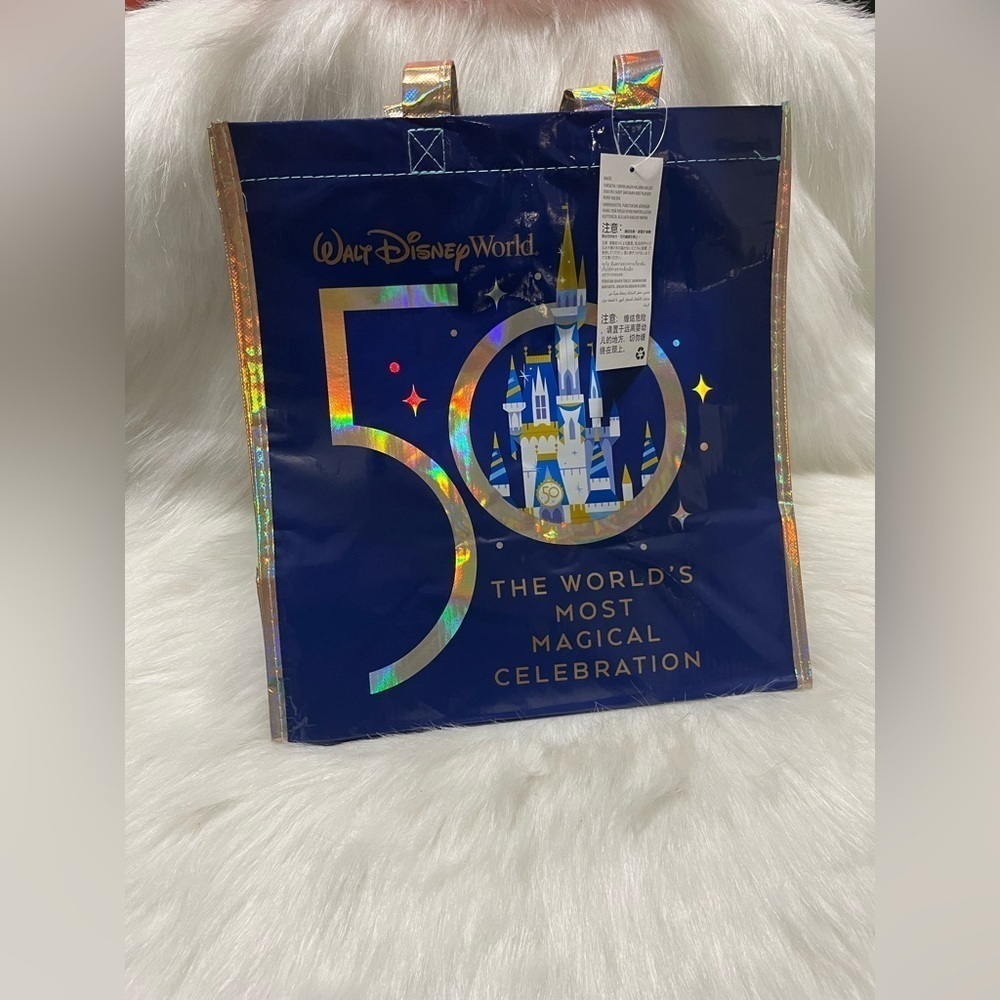 NWT Walt Disney World 50th Anniversary Reusable Tote